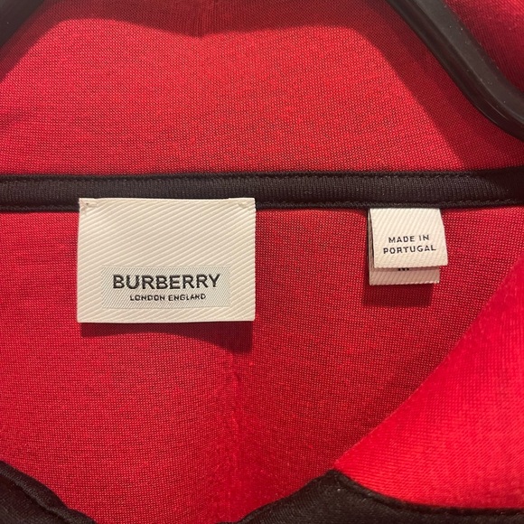 Burberry Red and Black Hoodie - Picture 4 of 7